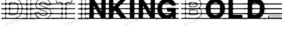 DIST Inking Bold字体转换